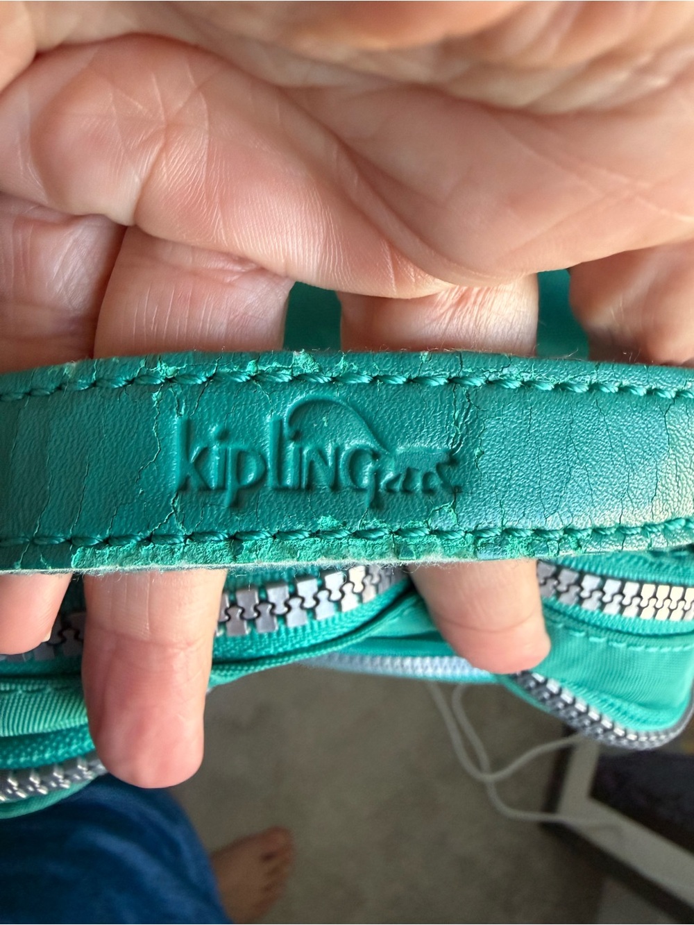 Kipling Turquoise Everyday Backpack - Picture 6 of 12